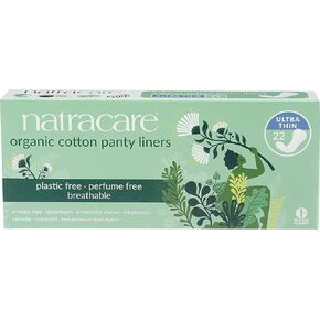 Panty Liners, Cotton, 22 ct, 5 Boxes (110 Liners Total)