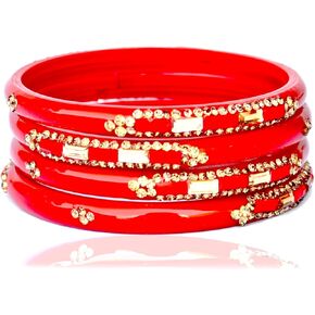 JD'Z COLLECTION Indian glass bangles kangan Velvet bangles Costume matching Ethnic Wedding wear Traditional Jewelery for women & Girls