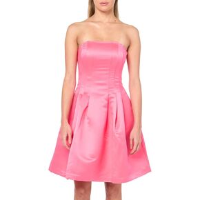 Trina Turk Women's Strapless Satin Cocktail Dress