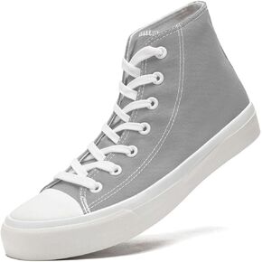 Toddler Sneakers for Girls Boys High Top Kids Lace Up Canvas Fashion Shoes Comfortable Classic Casual Running Walking Shoe