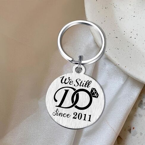 TANWIH 13th Wedding Anniversary Keychain Gifts, 13 Year Anniversary Decoration in Saudi Arabia