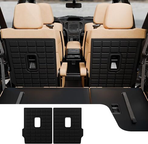 بطانة البضائع متوافقة مع 2019-2024 Subaru Ascent 7&8 Seater Trunk Mat Cargo Mat جميع الأحوال الجوية غطاء المقعد الخلفي حامي 2023 Ascent Accessories (حصيرة صندوق السيارة + سجادات مسند الظهر للصف الثالث) in Kuwait