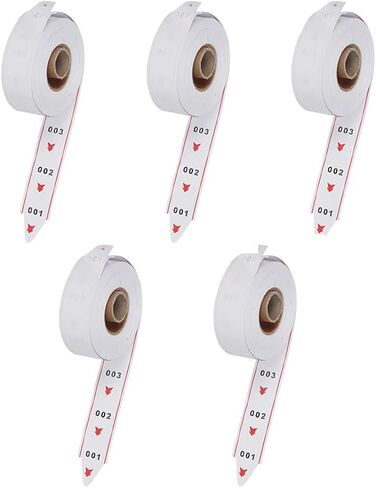 Take a Number Tickets 5 Rolls of 2 Digits Turn O Matic Queue Number Paper for K-T Ticket Dispenser Queue Calling System 2000 Ticket Roll A00-E99 White in Kuwait