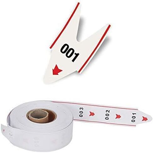 Take a Number Tickets 5 Rolls of 2 Digits Turn O Matic Queue Number Paper for K-T Ticket Dispenser Queue Calling System 2000 Ticket Roll A00-E99 White in Kuwait