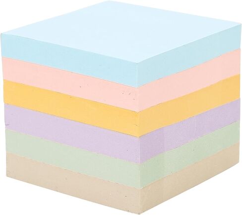 M&G 4 Pack 400 Sheet Sticky Notes, 3x3 inch Post its Neutral Colors Colors Self-Stick Note Pads Sticky Notes for Home School Offices 4 Pads 100 Sheets/Pad in Kuwait