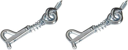 أساسيات الأجهزة 852773 خطاف أمان ومزلاج عين زنك 2 بوصة، عدد 1 (عبوة من 1) in Kuwait