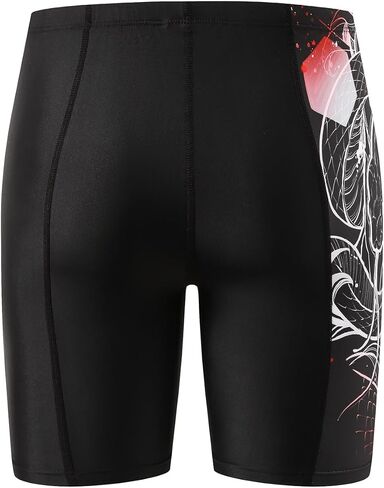 ADOREISM Swim Jammers for Men Quick-Dry Athletic Swimsuit in Kuwait