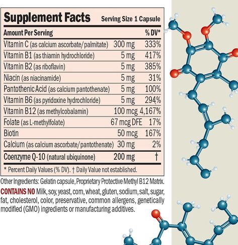 ANDREW LESSMAN Coenzyme Q-10 100 mg 30 Capsules – Essential for Energy Production and Optimum Key Organ Function, Anti-Oxidant Support, Depleted by Aging, Plus B-Complex. Easy to Swallow Capsules in Kuwait