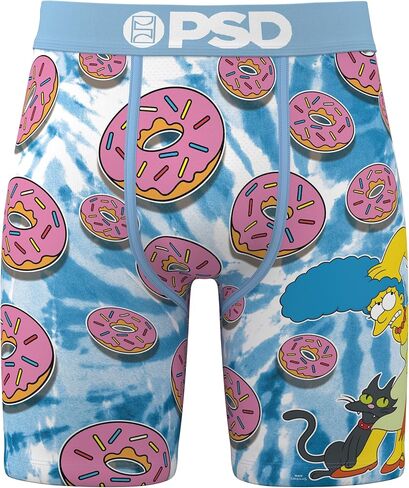 PSD Underwear Mens Boxer Briefs - The Simpsons, Standard Length Pack & Singles, Soft & Breathable Boxer Briefs for Men in Saudi Arabia