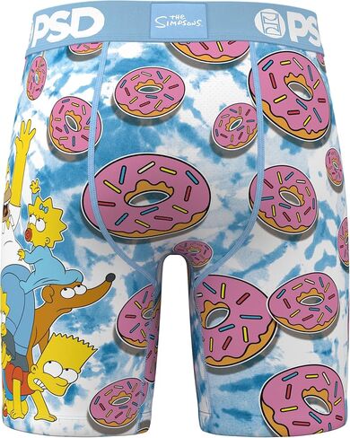 PSD Underwear Mens Boxer Briefs - The Simpsons, Standard Length Pack & Singles, Soft & Breathable Boxer Briefs for Men in Saudi Arabia