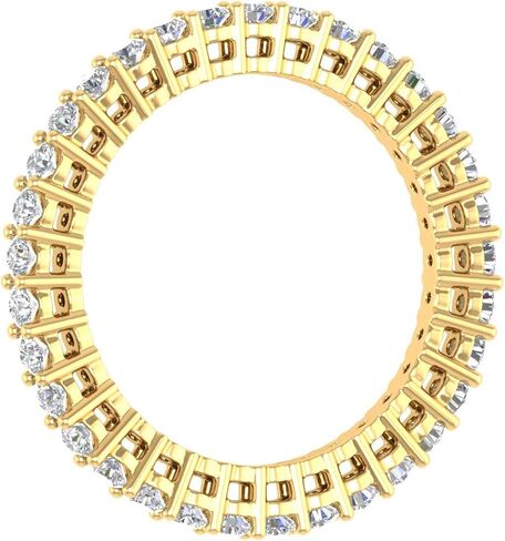 FINEROCK 1 Carat Diamond Eternity Wedding Band in 14K Gold in Kuwait