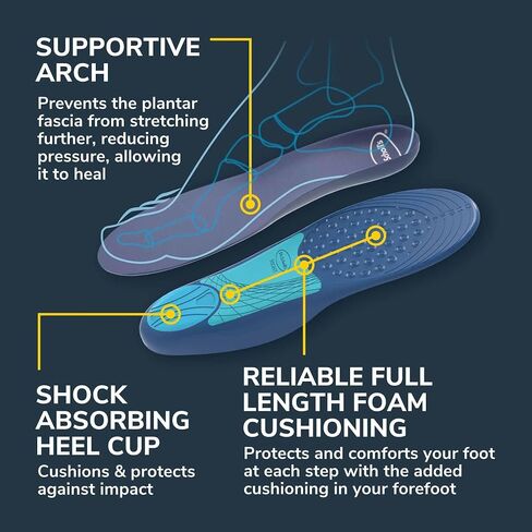 Dr. Scholls Plantar Fasciitis Orthotics Mens (Size 8-13) (3 Pack) in Saudi Arabia