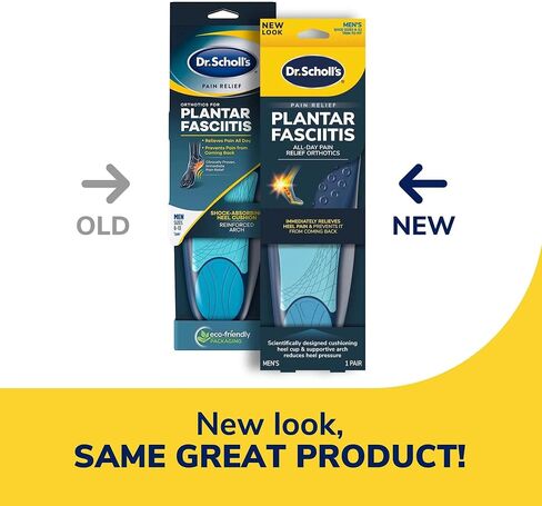 Dr. Scholls Plantar Fasciitis Orthotics Mens (Size 8-13) (3 Pack) in Saudi Arabia