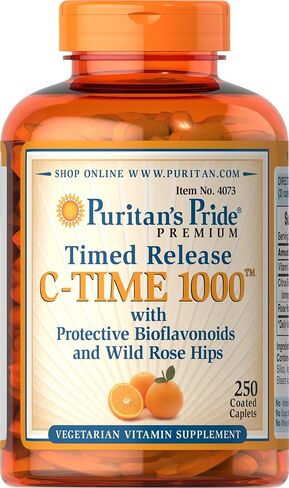 Puritan's Pride Vitamin C 1000mg with Rose Hips for Immune Supports by Puritan's Pride to Support a Healthy Immune System 250 Caplets in Saudi Arabia