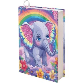 Dolphin Print Book Cover Book Sleeve for Textbooks, Cute Animal Print Jumbo Bible Book Sox Protective Book Covers Hard Book Covers Reusable Textbook Jackets School Supplies