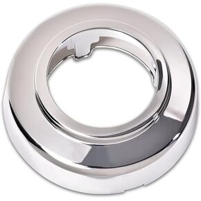 PIT66 Rear Wheel Chrome Center Hub Cap 2pcs Compatible with 2003 2004 2005 2006 2007 2008 2009 2010 2011 2012 2013 2014 2015 2016 2017 Dodge Ram 3500 1-Ton Dually 8-Lug 5 Slot 17" Steel Rear Wheels