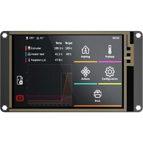 BIGTREETECH TFT35 SPI V2.1 Graphic Smart Display Compatible BTT Manta M8P/M4P/M5P, Manta E3EZ Control Board + CB1 Support Running Klipper Firmware DIY Upgrade 3D Printer