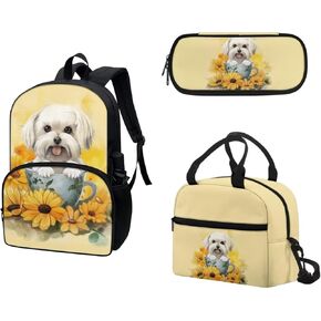 Wolf Galaxy Bookbag And Lunch Box Kids 5th Grade Girls School Backpack Aesthetic School Bookbag Purple Insulation Lunch Box Strap Pencil Case Large Capacity 3 Pieces
