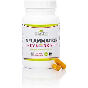 Health As It Ought To Be Syn3rgy Supplement | Physician Formulated Capsules with Turmeric, Pine Bark, Ginger Root | 60 Capsules