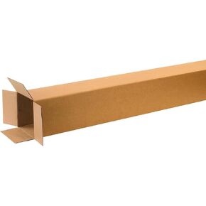 PARTNERS BRAND 8x8x60 Tall Corrugated Boxes, Tall, 8L x 8W x 60H, Pack of 15 | Shipping, Packaging, Moving, Storage Box for Home or Business, Strong Wholesale Bulk Boxes