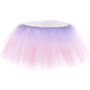 Tutu Skirts for Girls 4 Layered Girls Tutu Skirt Gradient Tulle Skirt Fancy Dress