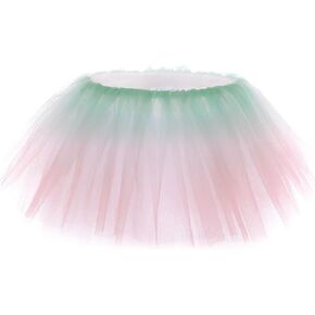 Tutu Skirts for Girls 4 Layered Girls Tutu Skirt Gradient Tulle Skirt Fancy Dress