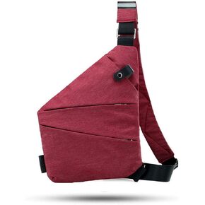 Anti Theft Travel Bag, Travel Purses Anti Theft Safe Slim Sling CrossBody Bag, Personal Flex Bag for Men&Women