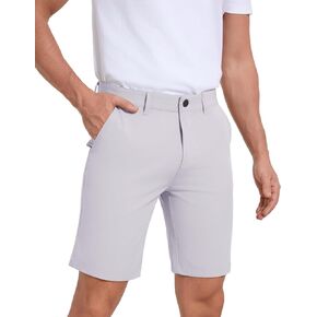 Men's Golf Shorts 9" Inseam Quick Dry Flat Front Golf Short with Pockets Lightweight Sports Gym Shorts for Men