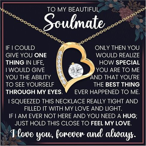 To My Beautiful Wife Necklace Hot Doe Forever Love Jewelry From Lover Husband to Beautiful Woman in Saudi Arabia