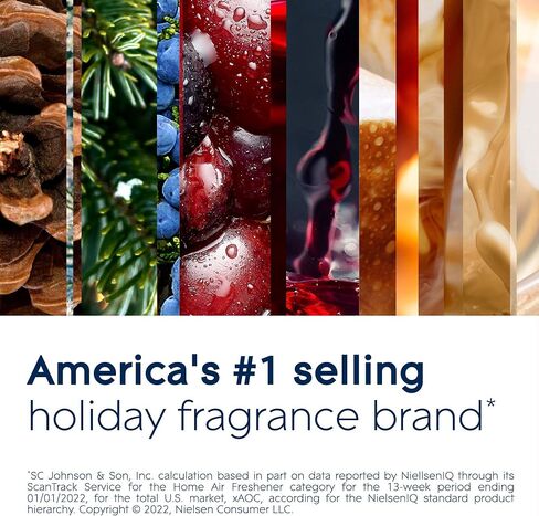 Glade Candle Apple of My Pie, Fragrance Candle Infused with Essential Oils, Air Freshener Candle, 3-Wick Candle, 6.8oz, 3 Count in Kuwait