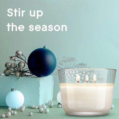 Glade Candle Apple of My Pie, Fragrance Candle Infused with Essential Oils, Air Freshener Candle, 3-Wick Candle, 6.8oz, 3 Count in Kuwait