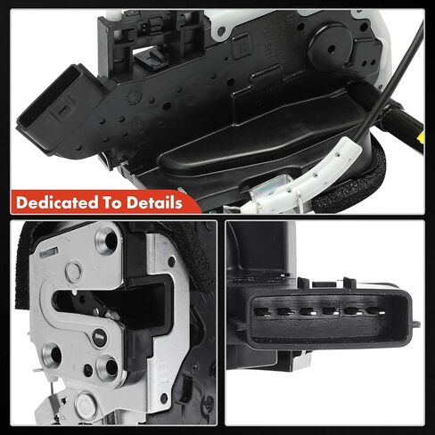 A-Premium Door Lock Latch Actuator Compatible with Infiniti Vehicle- G25 2011-2012, G35 2007-2008, G37 2009-2013, Q40 2015, Sedan, 2-Pin - Front Right Passenger Side, Replace# 80500-JK600, 80500JK600 in Saudi Arabia