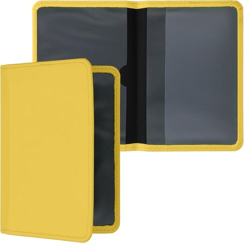 kwmobile Registration and Insurance Holder - Car Document Holder for Vehicle Documents and Cards - Neoprene - Black in Saudi Arabia