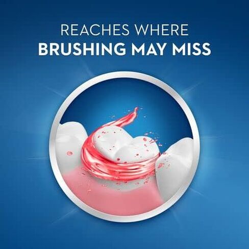 غسول الفم بالفلورايد المضاد للتسوس من كريست كيدز، خالي من الكحول، راش الفراولة، 500 مل (16.9 أونصة سائلة)، عبوة من 4 قطع in Kuwait