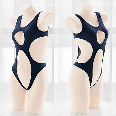 Japanese Style Cute Sexy Perspective One-piece Bodysuit Teddy Lingerie Backless Jumpsuit Babydoll for Women Cosplay in Kuwait