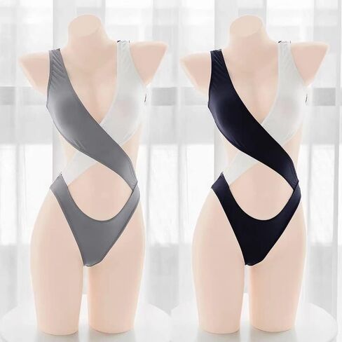 Japanese Style Cute Sexy Perspective One-piece Bodysuit Teddy Lingerie Backless Jumpsuit Babydoll for Women Cosplay in Kuwait