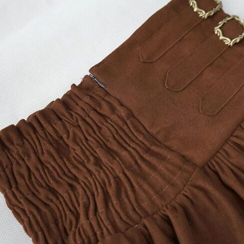 Goth Cute Mini Pleated Corduroy Skirt Women Cosplay High Waisted Short Vintage Tutu Elegant A Line Ruffle Flare Skirts in Saudi Arabia