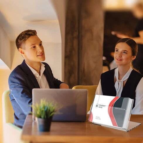 بطاقة بريدية أكريليك كتيب حامل منظم 4 × 6 بوصة عرض نشرة حامل واضح بطاقة المعايدة عرض حامل المجلات لبطاقة منظم مكتب طاولة المنزل مكتب المدرسة القائمة (2) in Kuwait
