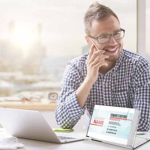 بطاقة بريدية أكريليك كتيب حامل منظم 4 × 6 بوصة عرض نشرة حامل واضح بطاقة المعايدة عرض حامل المجلات لبطاقة منظم مكتب طاولة المنزل مكتب المدرسة القائمة (2) in Kuwait