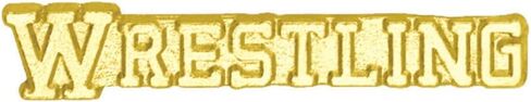 Sports Chenille Lapel Pins: 44 Varieties - Bright Gold - Unisex - Clutch Back in Saudi Arabia