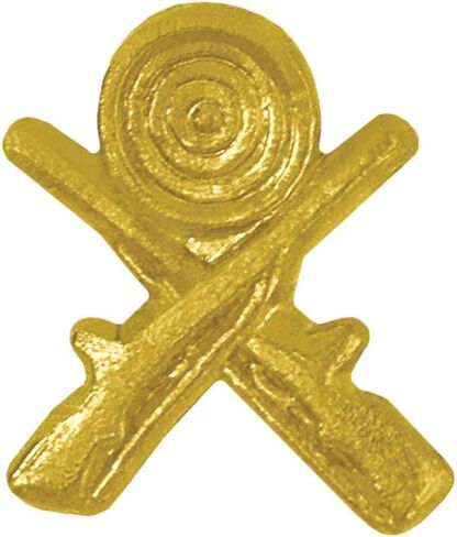 Sports Chenille Lapel Pins: 44 Varieties - Bright Gold - Unisex - Clutch Back in Saudi Arabia