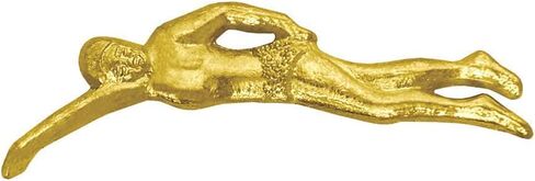 Sports Chenille Lapel Pins: 44 Varieties - Bright Gold - Unisex - Clutch Back in Saudi Arabia