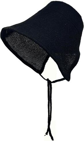 Women Vintage Bonnet with Tie Foldable Victorian Cap Sun Hat in Saudi Arabia
