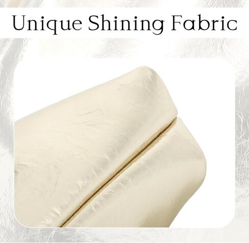 محفظة يد من الجلد الناعم من Oweisong للنساء حقيبة يد للسهرة على شكل سحابة فضية حقيبة زلابية مكشكشة لحفلات العطلات in Kuwait