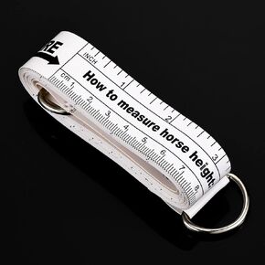 Horse Measuring Tape for Height and Weight Multifunctional Horse Weight Tape Portable PVC Weight Tape Measure for Horses, 8.2 Feet Long