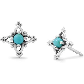Boma Jewelry Sterling Bohemian Star Stud Earrings