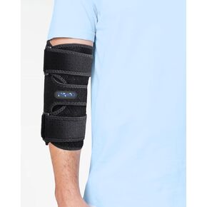 Elbow Brace, Elbow Splint for Cubital Tunnel Brace for Sleeping-Immobilizer for Ulnar Nerve Brace Elbow Pain fit Men & Women
