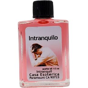 Intranquil Oil (intranquilo Aceite) Spiritual Anointing Oil by CASA ESOTERICA MAGICK SPACE- for Disturbing & Unsettling -0.5 FL OZ (1 Pack)