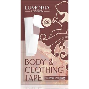 Double Sided Tape for Clothes, Body & Fashion | Skin & Clothing Tape for Women | Transparent Hem Tape No Sew No Iron in Saudi Arabia