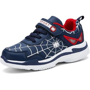 Boys Lightweight Sneakers Leather Kids Toddler Girls Tennis Running Shoes